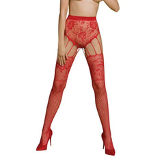 Passion ECO - S004 Bodystocking - Red