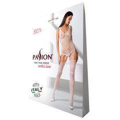 Passion - BS074 Catsuit - White