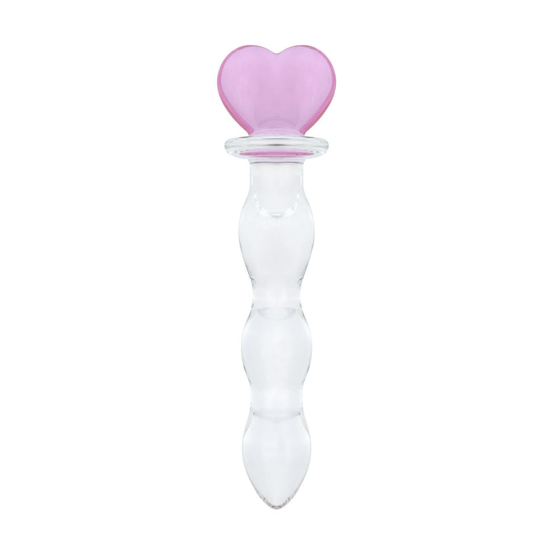 Gildo - No. 35 Glass Dildo Heart Shape - 18.8 cm