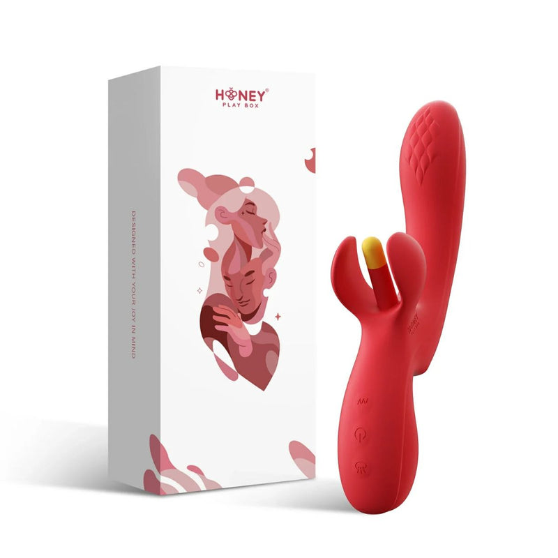 HoneyPlayBox – Fortexa Tapping A-Spot Vibrator – Red