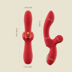HoneyPlayBox – Fortexa Tapping A-Spot Vibrator – Red