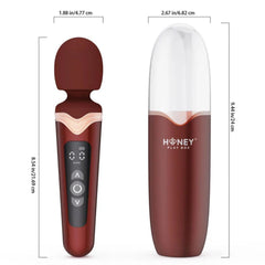 HoneyPlayBox – Stormi Heating Wand Vibrator – Red