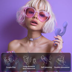 Magic Motion – Magic Ponder Vibrator with Lick & G-Spot Function – Purple