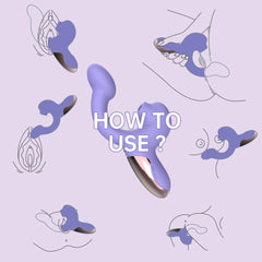 Magic Motion – Magic Ponder Vibrator with Lick & G-Spot Function – Purple