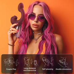 Magic Motion – Magic Ponder Vibrator with Lick & G-Spot Function – Red