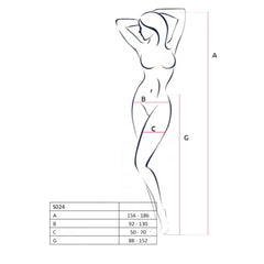 Passion - S024 Strip Pants - White