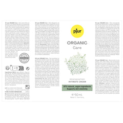 Pjur - ORGANIC Care Intimate Cream - 50ml