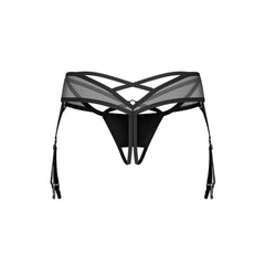Obsessive – Dominna Crotchless Thong – Black