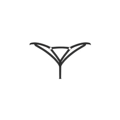 Obsessive – Euridia Thong – Black