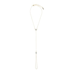 Otazu - Twin Crystal Anklet- Transparent