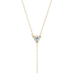 Otazu - Twin Crystal Anklet- Transparent
