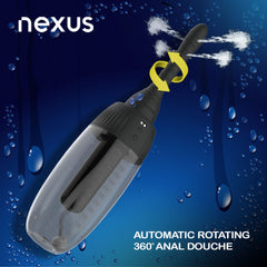 Nexus – Automatic Rotating 360° Anal Douche – Black