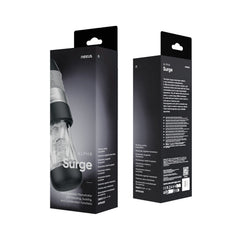 Nexus – Alpha Surge Masturbator with Rotation & Suction – Black