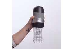 Nexus – Alpha Surge Masturbator with Rotation & Suction – Black