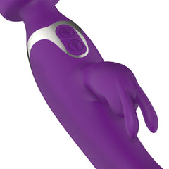 Easytoys Vibe - 2 in 1 Wand Vibrator - Purple