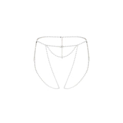 Obsessive - Lyxa Jewelry Open Panties - Silver