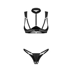 Obsessive - Roccele 2-Piece Open Set - Black