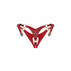 Obsessive - Inferro Open Crotch Thong - Red