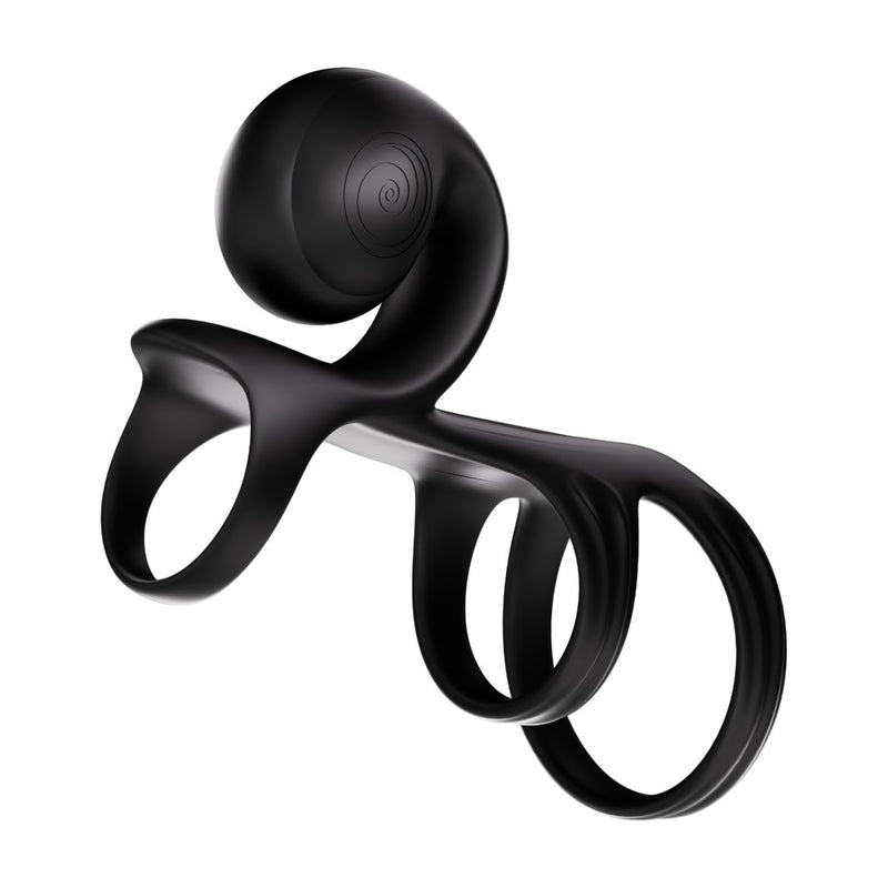 SVibe - Jovi Arc Couples Ring - Black