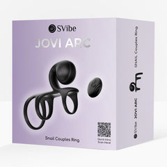SVibe - Jovi Arc Couples Ring - Black