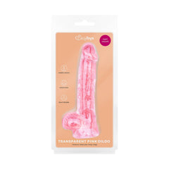 EasyToys Dildo - Jelly Dildo with Balls - 13.5 cm