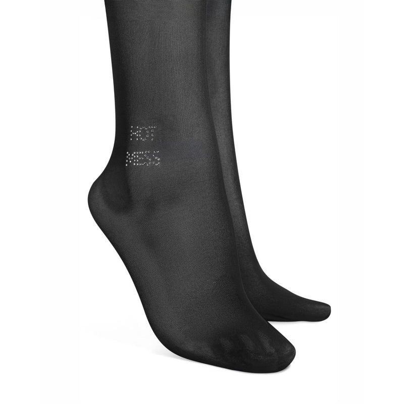 Obsessive - Norless Mess Crotchless Tights - Black