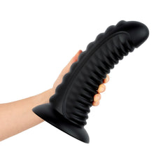BUTTR - Double Ribbed Butt Plug - 26cm