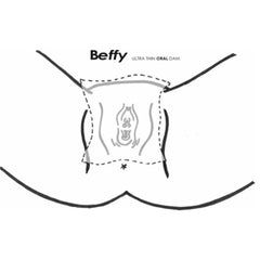 Beffy - Oral Dam Natural - 3 pieces