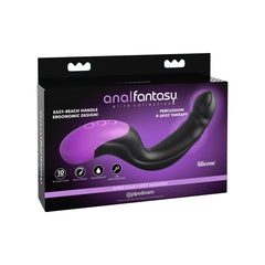 Anal Fantasy Elite - Hyper-Pulse Massager - Black