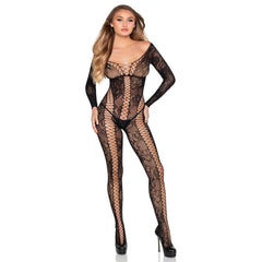 Leg Avenue - Lace Bodystocking - Black