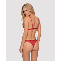 Obsessive - Crimessa Lingerie Set - Red