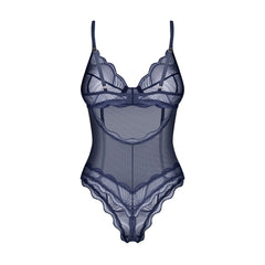 Obsessive - Nightly Teddy Open Crotch - Blue