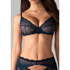 Obsessive - Nightly Lingerie Set 3-pcs - Blue