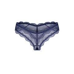 Obsessive - Nightly Thong Open Crotch - Blue