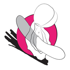 ROMP - Peach Air Pressure Stimulator - Pink