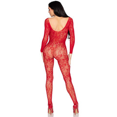 Leg Avenue - Lace Bodystocking - Red