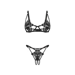 Obsessive - Luise Sublim 2-pcs Set - Black