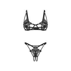 Obsessive - Luise Sublim 2-pcs Set - Black