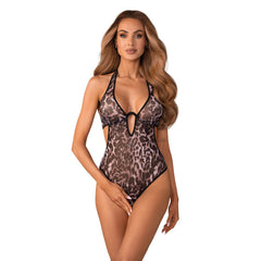 Obsessive - Addia Teddy Open Crotch - Brown