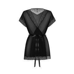 Obsessive - Deina More Peignoir - Black