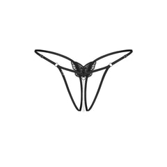 Obsessive - Isseme Crotchless Thong - Black