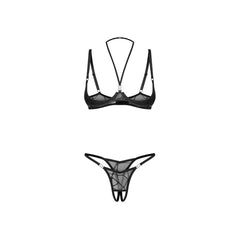 Obsessive - Olianna 2-Piece Open Set - Black