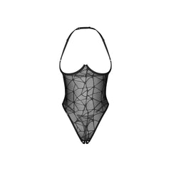Obsessive - Olianna Crotchless Teddy - Black