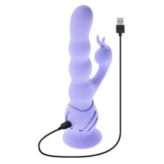 Evolved - Wiggly Bunny Rabbit Vibrator - Purple