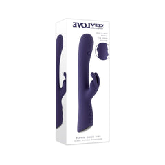 Evolved - Poppin Good Time Rabbit Vibrator - Purple