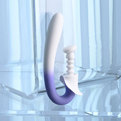 Evolved - Spring Loaded Multi Rabbit Vibrator - Purple