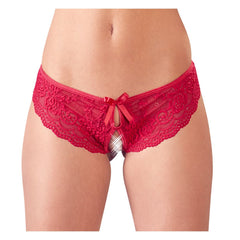Cottelli Collection - Open Crotch Briefs - Red