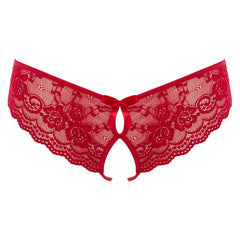 Cottelli Collection - Open Crotch Briefs - Red