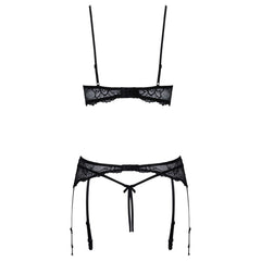 Cottelli Collection - Shelf Bra Set - Black