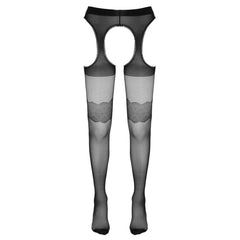 Cottelli Collection - Suspender Tights - Black